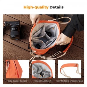 K&F Concept Small 5L Sling táska (narancssárga)-2