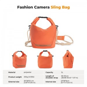 K&F Concept Small 5L Sling táska (narancssárga)-4