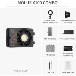 Zhiyun LED Molus X100 COB Light Combo-4