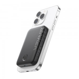 Anker - 321 Power Bank (A1616G11) - MagSafe, Type-C, iPhone-hoz, 5000mAh - Fekete