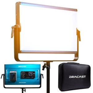  Dracast X sorozatú LED2000 két színű LED videó lámpa panel (130W)-0