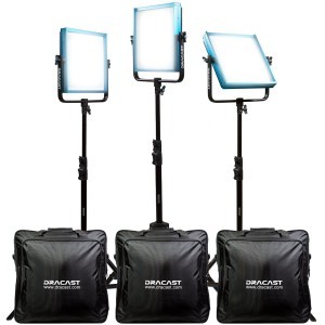  Dracast Plus sorozat LED1000 - Nappali fény 3 lámpa készlet
