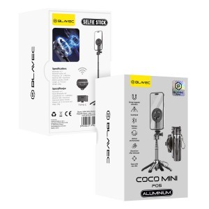 Blavec Aluminium Coco Mini P05 Magsafe tripod + távirányító + tartó 0,41 méter (SSCMP05-MTRHB041) fekete