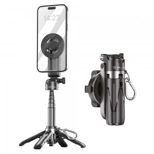 Blavec Aluminium Coco Mini P05 Magsafe tripod + távirányító + tartó 0,41 méter (SSCMP05-MTRHB041) fekete-9