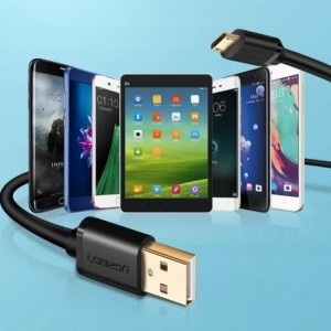 Ugreen USB-A - USB-C kábel 25cm fekete-1