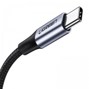 Ugreen USB-USB-C QC3.0 kábel 0.25 m (fekete)-1