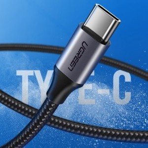 Ugreen USB-USB-C QC3.0 kábel 0.25 m (fekete)-2