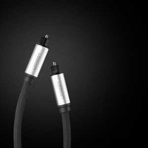 Ugreen Toslink Audio optikai kábel, fonott alumínium, 3m (ezüst)-1