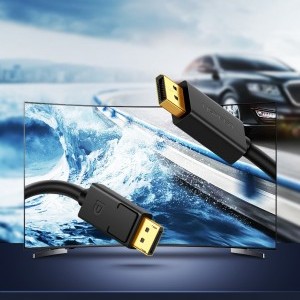 Ugreen DP102 DisplayPort kábel 4K, 3D, 1m fekete (DP102 10244)-2