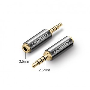 Ugreen 2.5 mm-es mikro jack (dugasz) és 3.5 mm-es mini jack (aljzat) audio átalakító adapter (20501)-1