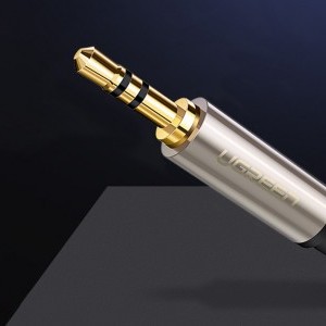 Ugreen AV127 3.5mm-es jack sztereó kábel 6.35mm TRS-hez - 3m (szürke)-1
