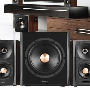 Edifier S360DB 2.1 hangszórók (barna)-4