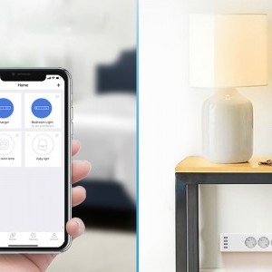 Meross MSS425FHK Okos WiFi (EU) elosztó, 4 aljzat + 4x USB (HomeKit),-5