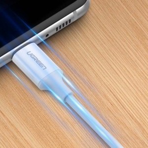 Ugreen US264 USB-C - USB-C kábel, 60W, 2m (fehér)-2