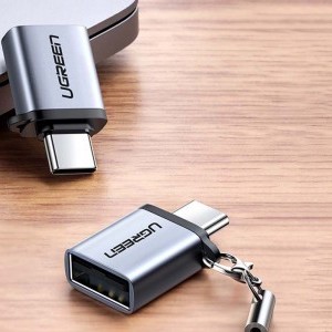 Ugreen US270 USB-A - USB-C OTG adapter (szürke)-1