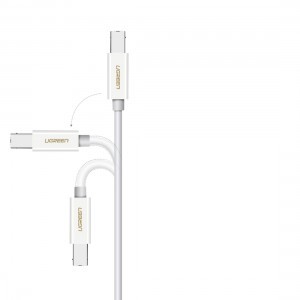 Ugreen USB-C/USB-B kábel nyomtatóhoz US241, nyomtató kábel 1,5m (fehér)-4