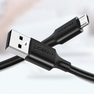 Ugreen US289 USB-A - micro USB kábel, 3m (fekete)-1