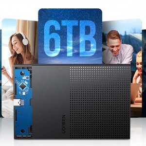Ugreen CM471 2,5'' külső HDD/SSD ház, USB-A 3.2 Gen 1, 5Gbps (fekete)-3