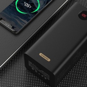 Romoss PEA60 Powerbank, 60000mAh, QC + PD, 22.5W (fekete)-3