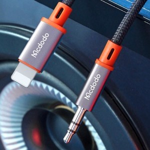 Mcdodo CA-0780 Lightning - 3.5mm AUX mini jack kábel, 1.2m (fekete)-4