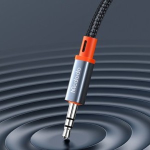 Mcdodo CA-0890 Lightning - 3.5mm AUX mini jack kábel, 1.8m (fekete)-3