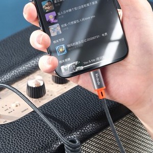 Mcdodo CA-0890 Lightning - 3.5mm AUX mini jack kábel, 1.8m (fekete)-4
