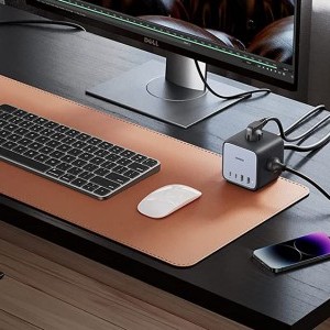 UGREEN CD268 hálózati elosztó EU, 65W, 1,8m (fekete) USB portokkal-2