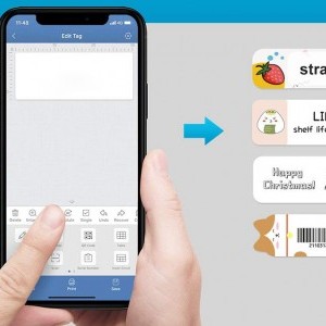 Hordozható címkenyomtató Niimbot D11 (Fehér)-7