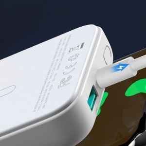 Mini Vezeték nélküli PowerBank 20W 10000mAh Joyroom JR-W020 (fehér) magsafe-2