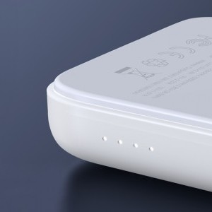 Mini Vezeték nélküli PowerBank 20W 10000mAh Joyroom JR-W020 (fehér) magsafe-4