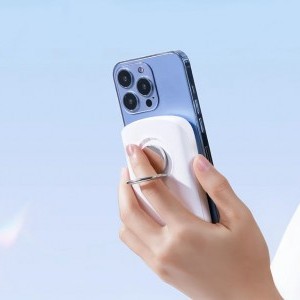 Wireless powerbank 6000mAh Joyroom JR-W030 20W MagSafe gyűrűvel és állvánnyal - lila-1