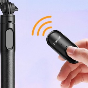 UGREEN 15062 selfie bot állvány Bluetooth távirányítóval (fekete)-2
