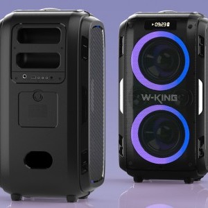 Vezeték nélküli Bluetooth Hangszóró W-KING T9 Pro 120W (fekete) tok-7