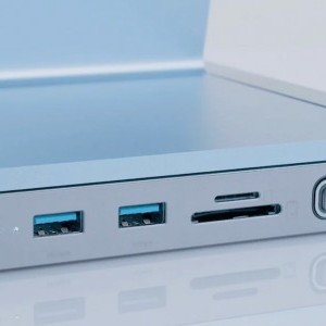 INVZI MagHub 8 az 1-ben USB-C Dokkoló Állomás / Hub iMac-hez SSD Hellyel (Szürke)-2