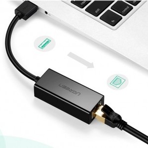 UGREEN Külső Gigabit Ethernet USB 3.0 adapter (szürke)-3