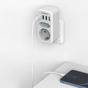 Tessan Fali Aljzat, elosztó TS-328-DE USB porttal-3