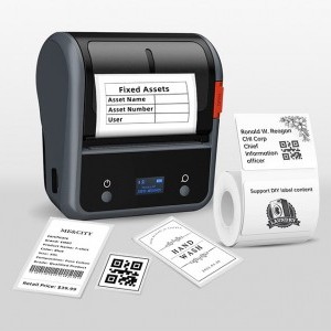 Niimbot B3S hőpapír címkenyomtató (Szürke)-6