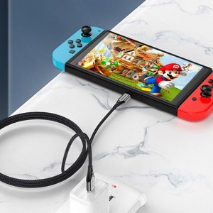 Vention TAEHD PD 100W USB-C - USB-C kábel 0.5m szürke-2