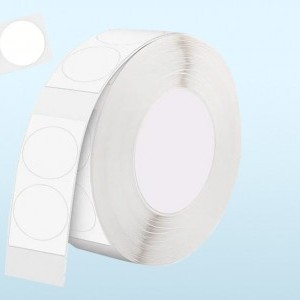 Hőnyomtató címkék Niimbot matrica T 14x28mm 200 db (Fehér Kör)-2