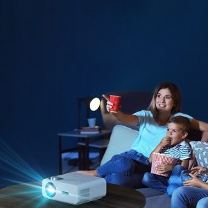 Projektor LED BlitzWolf BW-V5Max, android 9.0, 1080p (fehér)-1
