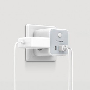 Tessan Fali Aljzat TS-301-DE-C elosztó USB porttal-2