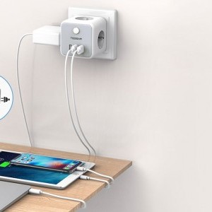 Tessan Fali Aljzat TS-301-DE-C elosztó USB porttal-3