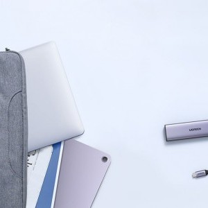 Multifunkciós HUB 5 az 1-ben USB-C - HDMI 1.4 / 3 x USB-A / USB-C PD 100W Ugreen CM511 - szürke-4