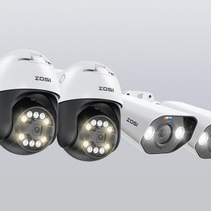 ZOSI IP Kamera készlet 2 db C296 WiFi 5MP & 2 db C182 WiFi 8MP + 8csatornás NVR + 2TB merevlemez-5