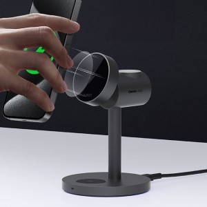 Vezeték nélküli töltőállomás MagFusion 3 az 1-ben Aukey LC-MC311, 15W Qi2 (szürke)-5