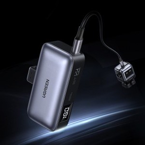 Powerbank 5000mAh Ugreen Nexode PB503, 20W (szürke)-3