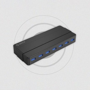 Orico 7xUSB 3.0 Hub Adapter (fekete) USB elosztó-3