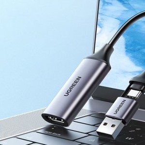 HDMI Rögzítőkártya / Grabber Ugreen CM489, 4K 60Hz, USB + USB-C-2