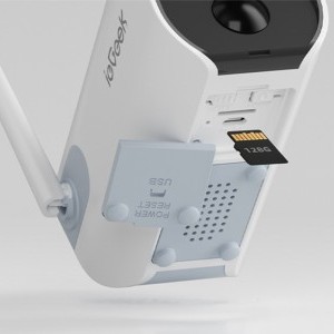 Vezeték nélküli WiFi Kültéri Kamera ieGeek ZS-GX2S fehér 5200mAh-7