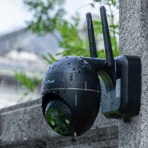Vezeték nélküli 3MP WiFi Kültéri Kamera ieGeek ZS-GX1S fekete 5200mAh-6